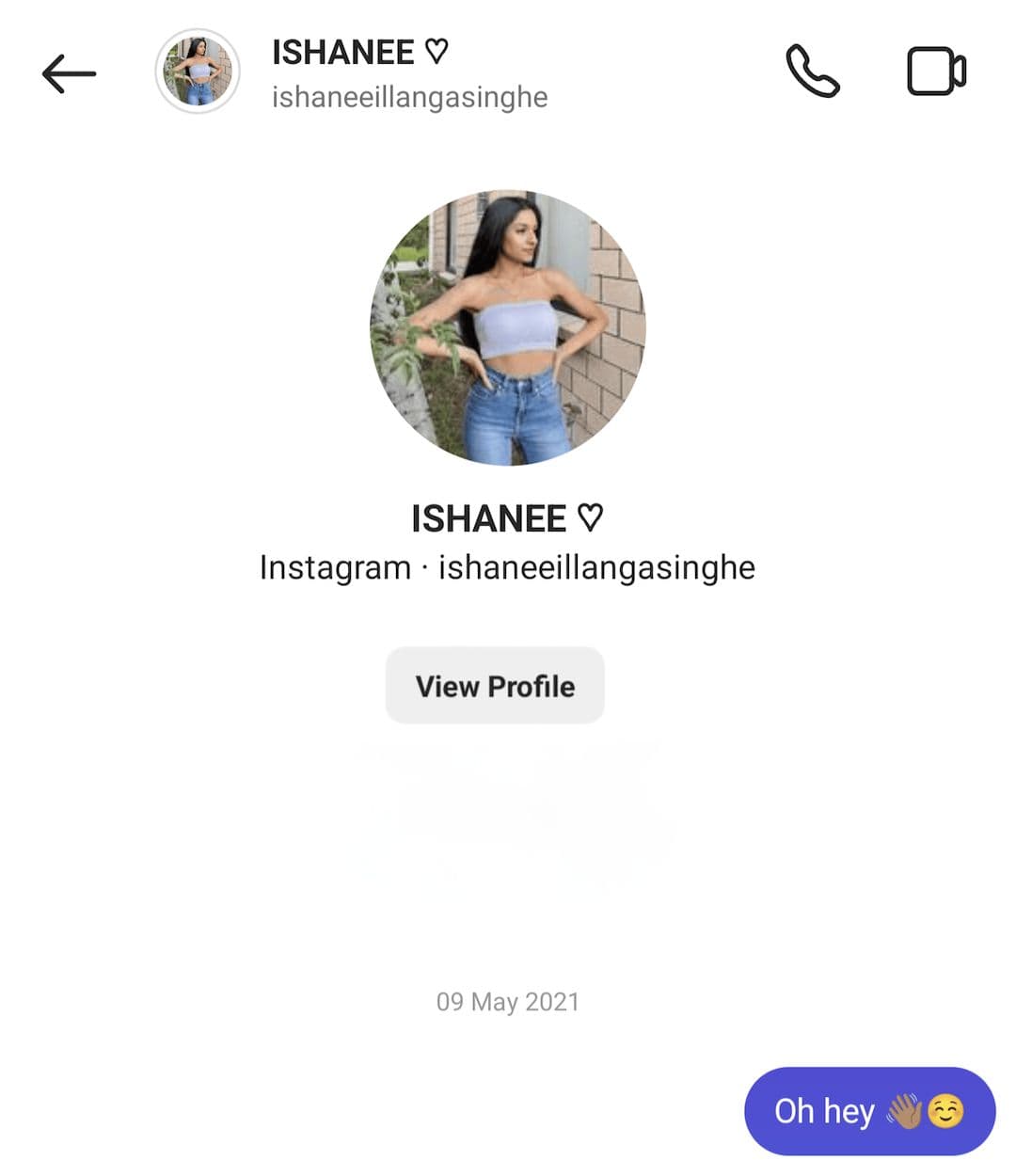 Miten's first DM with Ishanee